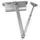 Доводчик двери 45-75 кг SEVEN DC-7743 silver