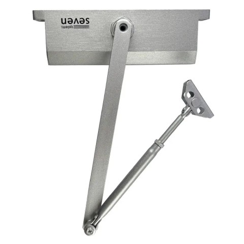Доводчик двери от 75 до 100 кг SEVEN DC-7744 silver