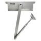 Доводчик двери от 75 до 100 кг SEVEN DC-7744 silver