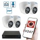 Комплект "Установи сам" IP-видеонаблюдения 2 Мп на 4 внутренние камеры SEVEN 4D2KIT
