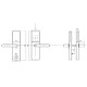 Умный дверной биометрический замок SEVEN LOCK SL-7779BFW-T