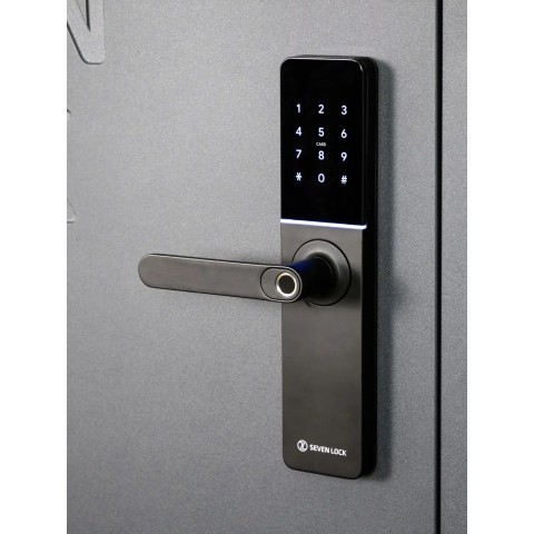 Умный дверной биометрический замок SEVEN LOCK SL-7779BFW-T