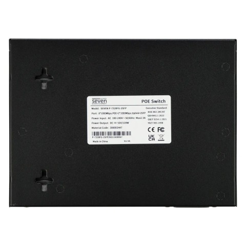 Гігабітний PoE комутатор 8 портів SEVEN P-7328FG-2SFP