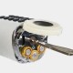 Умный дверной биометрический замок (цилиндр) SEVEN LOCK SL-7773BF black (40-106 мм)