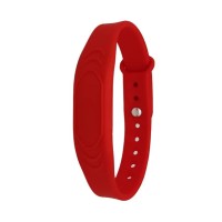 RFID браслет з чипом EM-Marin SEVEN R-63 червоний