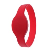 RFID браслет с чипом MIFARE SEVEN R-65 красный (65 мм)