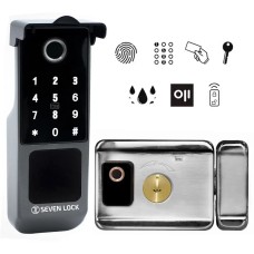 Беспроводной биометрический комплект контроля доступа SEVEN LOCK SL-7771BFkit