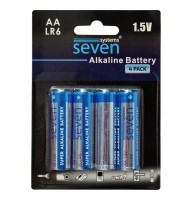 Батарейки SEVEN LR6 AA 1.5V 4 шт