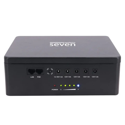 Резервное питание SEVEN-7960 black 60W LiFePO4 с регулировкой выходного напряжения