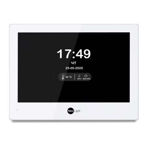 IP-видеодомофон 8 дюймов с Wi-Fi NeoLight ALPHA Hybrid white