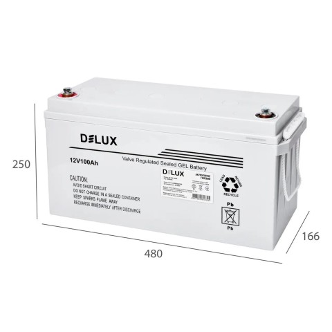 Комплект резервного питания Prologix 1200 (PLP1200XL) c АКБ Delux Gel 12V/100Ah