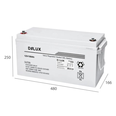 Комплект резервного питания Prologix 1200 (PLP1200XL) c АКБ Delux Gel 12V/150Ah
