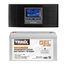 Комплект резервного питания Prologix 1200 (PLP1200XL) c АКБ Trinix Gel 12V/100Ah