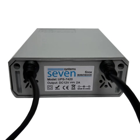 Блок бесперебойного питания 12V/2A SEVEN UPS-7420r для роутера