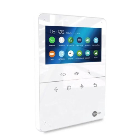 Комплект видеодомофона NeoLight TETTA+ и панель вызова SOLO Silver