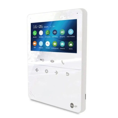 Комплект видеодомофона NeoLight TETTA+ и панель вызова SOLO Silver