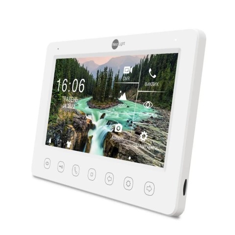 Комплект видеодомофона NeoLight KAPPA+ HD и панель вызова SOLO FHD Silver