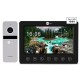 Комплект видеодомофона NeoLight KAPPA+ HD Black и панель вызова SOLO FHD Silver