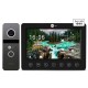 Комплект видеодомофона NeoLight KAPPA+ HD Black и панель вызова SOLO FHD Graphite