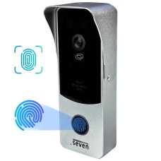 Виклична панель домофону з вбудованим контролером SEVEN CP-7508 FHD silver