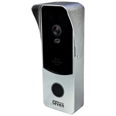Виклична панель домофону з вбудованим контролером SEVEN CP-7508 FHD silver