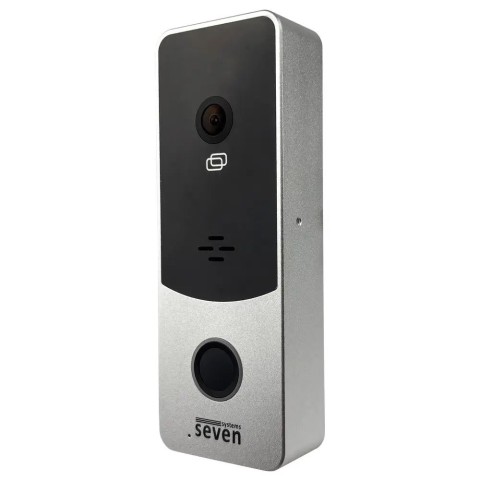 Виклична панель домофону з вбудованим контролером SEVEN CP-7508 FHD silver