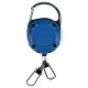 Брелок ретрактор SEVEN TBC-103 Blue