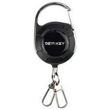 Брелок ретрактор SEVEN TBC-103 Black