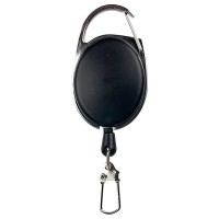 Брелок ретрактор SEVEN TBC-102 Black