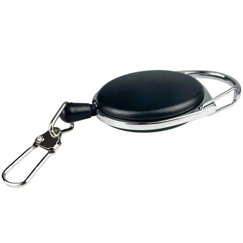 Брелок ретрактор SEVEN TBC-102 Black
