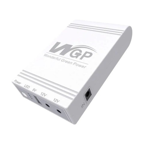 Комплект ДБЖ з блоком живлення для роутера UPS103C (16000 мАгод)