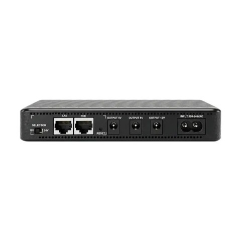 Джерело безперебійного живлення Mini UPS SKE POE-432N 8800mAh 5V/9V/12V/15V/24V/PoE, Li-ion 4*2.2Ah, для роутера і медіаконвертера