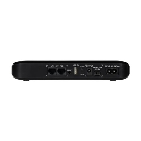 Джерело безперебійного живлення UPS-1812 Type-C (20000mAh LiFePo4) 5V/9V/12V/24V/PoE, LiFePo4 4*5Ah, для роутера і медіаконвертера