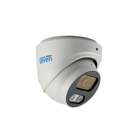 IP-відеокамера 5 Мп SEVEN IP-7215PA-DL white 4 мм з розумним подвійним підсвічуванням