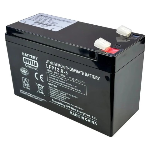 Акумуляторна батарея LiFePO4 12.8V 8Ah