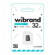 Карта пам'яті Wibrand microSDXC 32 GB для відеодомофона