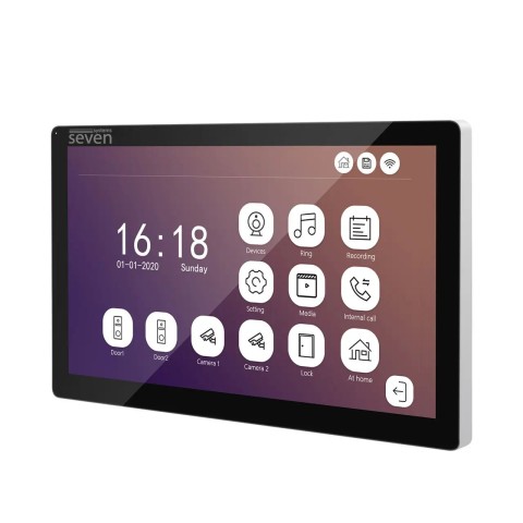 Комплект Wi-Fi домофону 10 дюймів з магнітним замком 280 кг SEVEN KD-7824d