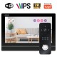 Комплект Wi-Fi домофону 7 дюймів з панеллю виклику SEVEN DP-7576/07Kit black