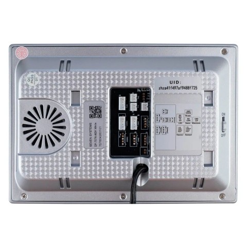 Комплект Wi-Fi домофону 7 дюймів з панеллю виклику SEVEN DP-7576/03Kit black