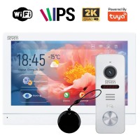 Комплект Wi-Fi домофону 7 дюймів з панеллю виклику SEVEN DP-7576/03Kit white