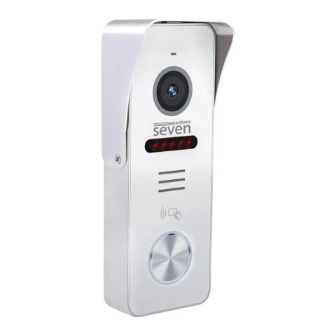 Комплект Wi-Fi домофону 7 дюймів з панеллю виклику SEVEN DP-7576/03Kit white