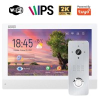 Комплект Wi-Fi домофона 7 дюймов с вызывной панелью SEVEN DP-7579/07Kit white