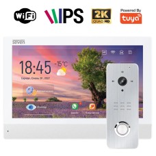 Комплект Wi-Fi домофону 7 дюймів з панеллю виклику SEVEN DP-7579/07Kit white