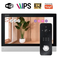Комплект Wi-Fi домофону 7 дюймів з панеллю виклику SEVEN DP-7579/07Kit black