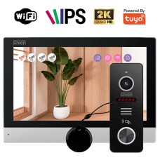 Комплект Wi-Fi домофону 7 дюймів з панеллю виклику SEVEN DP-7579/03Kit black