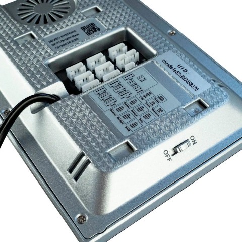 Комплект Wi-Fi домофону 7 дюймів з панеллю виклику SEVEN DP-7579/03Kit black