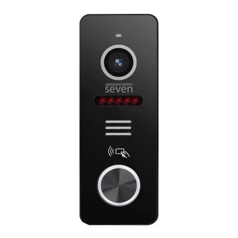 Комплект Wi-Fi домофону 7 дюймів з панеллю виклику SEVEN DP-7579/03Kit black