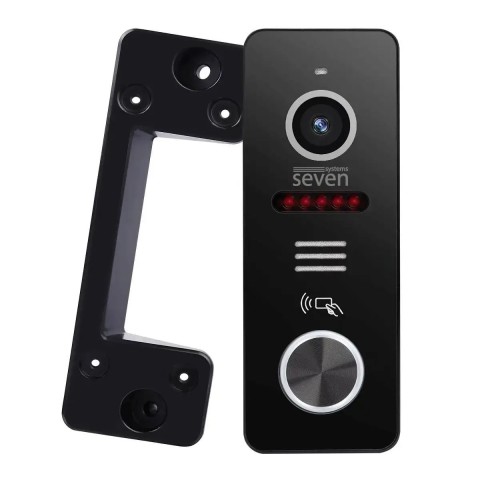Комплект Wi-Fi домофону 7 дюймів з панеллю виклику SEVEN DP-7579/03Kit black