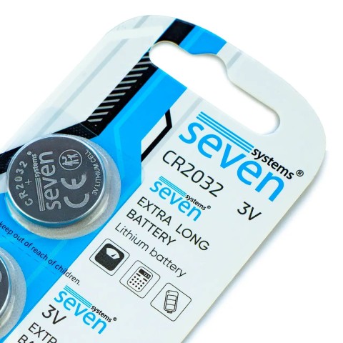 Батарейка SEVEN CR2032 Lithium 3V