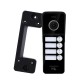 Виклична панель домофону з вбудованим зчитувачем карток SEVEN CP-7504/4 RFID black